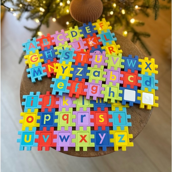 Target bullseye 54 Ct puzzle connection letters alphabet Montessori learning - Picture 3 of 6